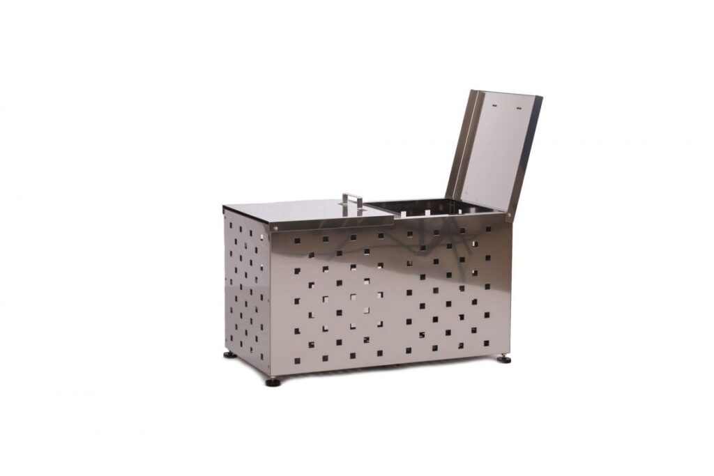 家庭用タイプ(ゴミボックス,収納ボックス mini little ワンニャンカア)　45ℓゴミ袋2個 W900mm×D450mm×H550mm