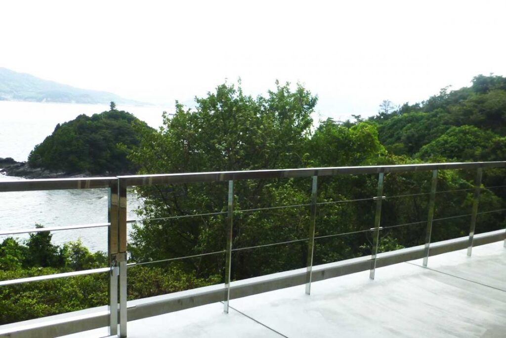 ステンレス製ワイヤー手摺 山口県 ステンレス光