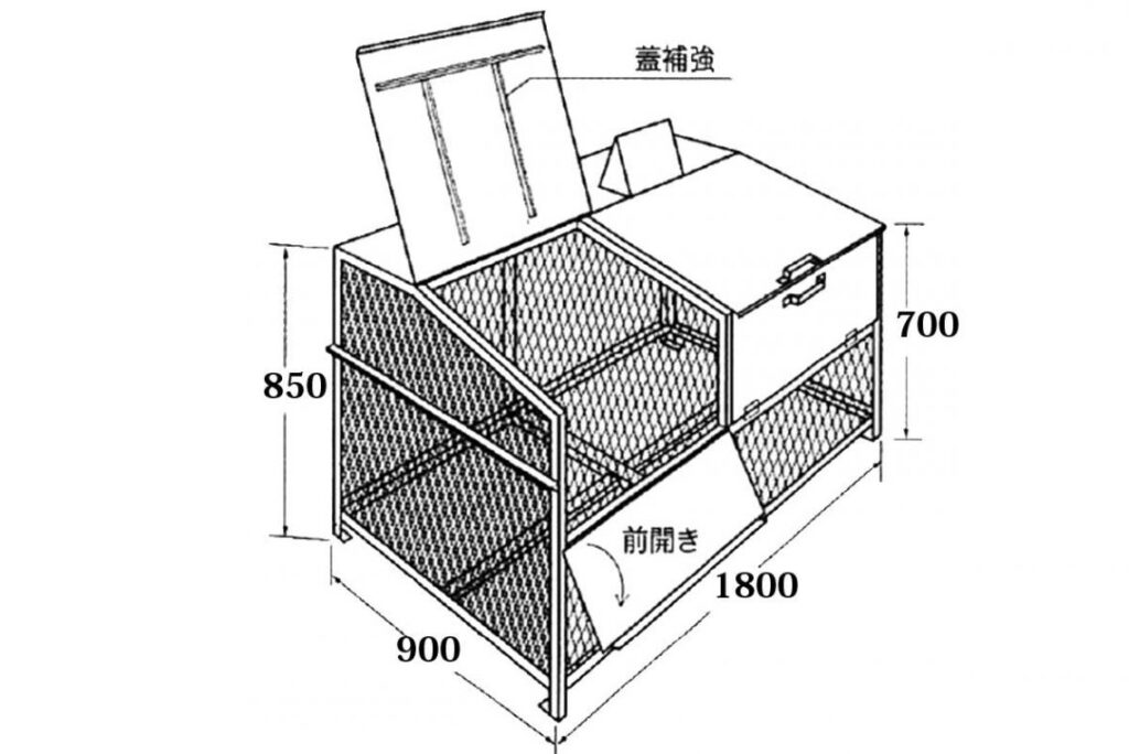 収納可能ゴミ袋数 約20袋ゴミステーション ゴミ収納ボックス 大型サイズ仕様