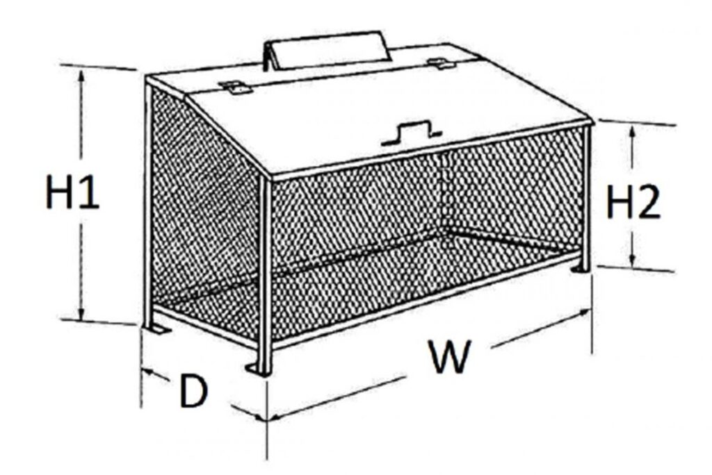 レギュラーサイズ(ゴミステーション ゴミ収納ボックス)
